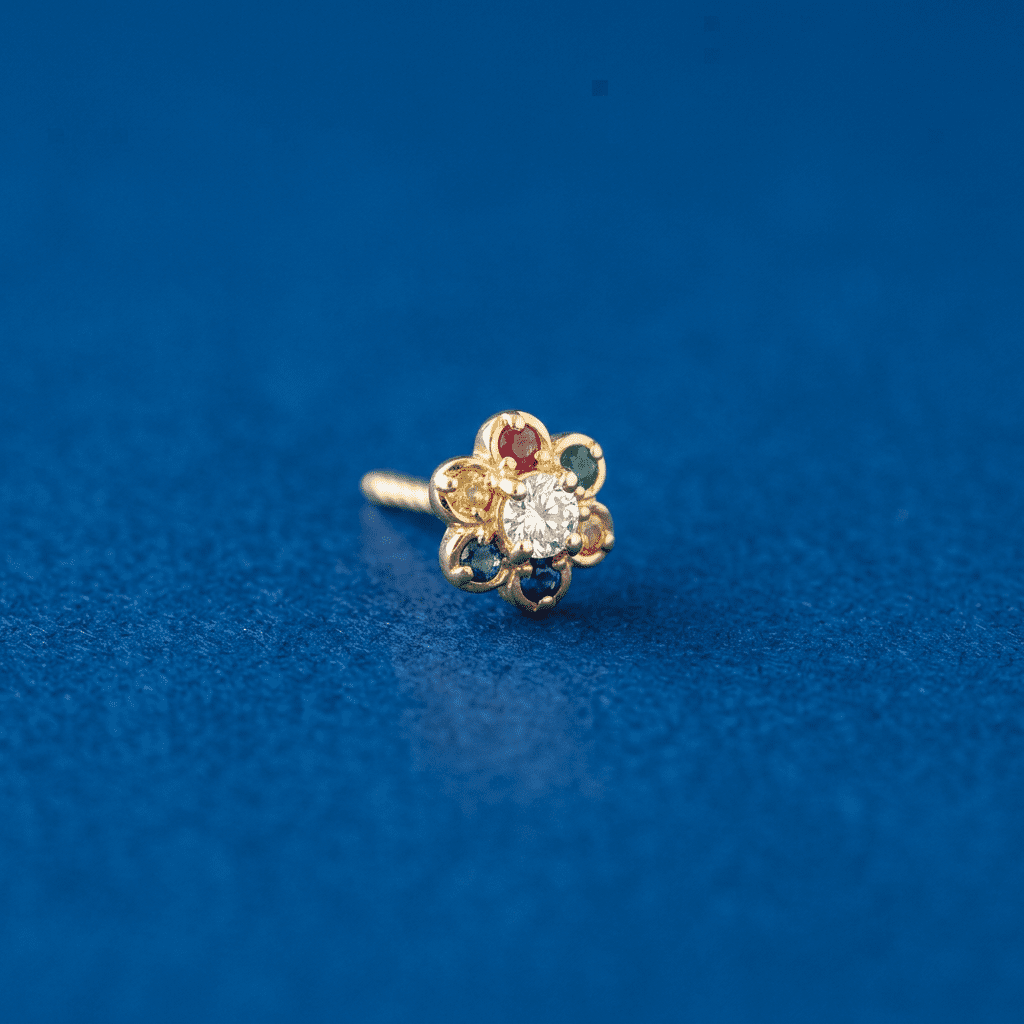 Colored Nose Pin