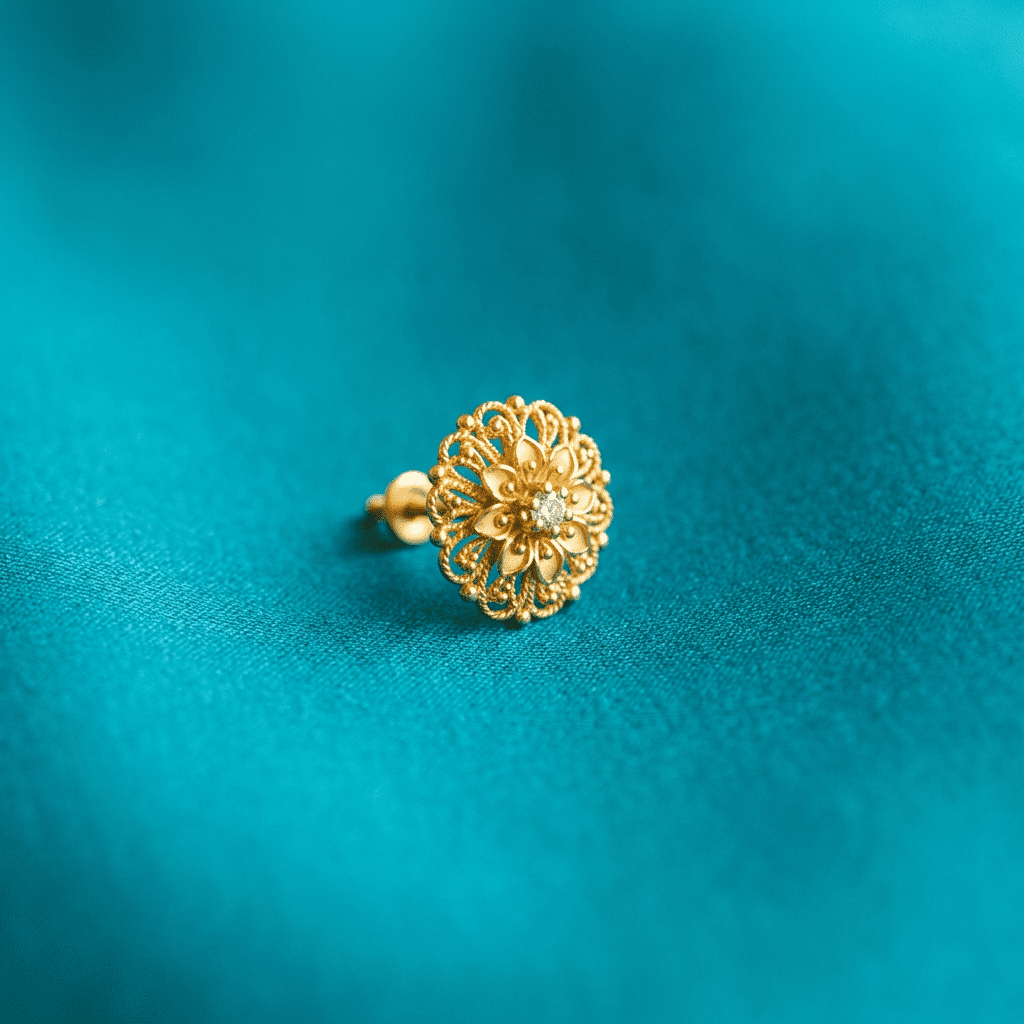 Gold Nose Pin